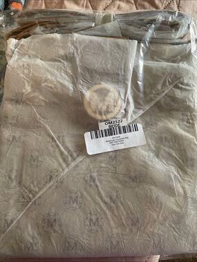 NWT MKF Collection Beige Logo Crossbody Bag